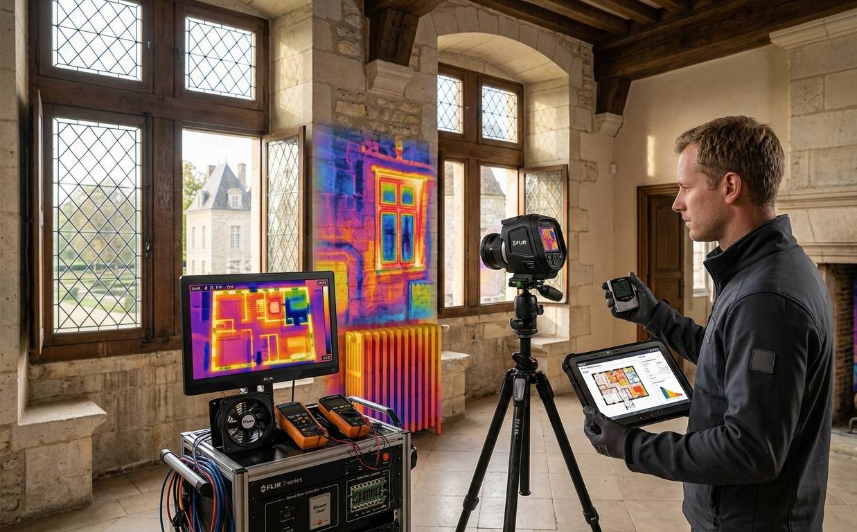 vérification thermique pour l’achat d’un château
