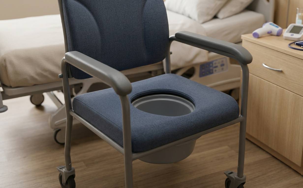 chaise percée