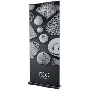 Un stand parapluie design, disponible sur www.impression-rollup.fr