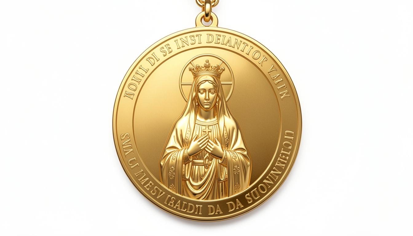 La médaille de baptême, un cadeau incontournable pour bébé